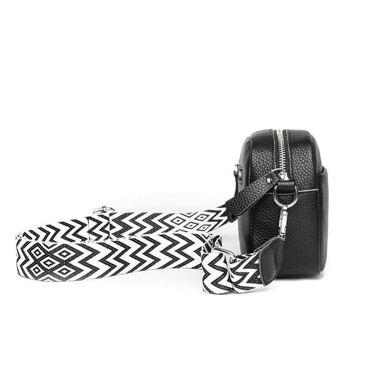 Stijlvolle leren handtas - schoudertas dames