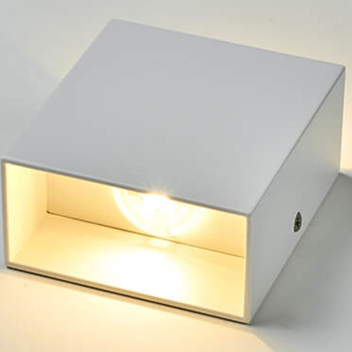 Wandlamp met bewegingssensor, verstelbare led-buitenverlichting