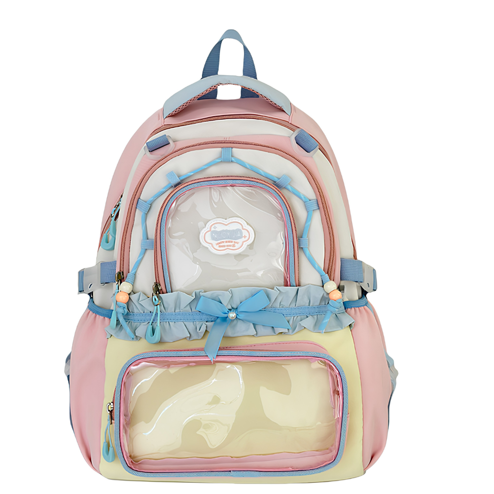 Semi-Transparante PVC-Rugzak voor Dames