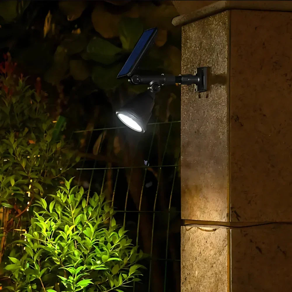 Solar-ledtuinlamp voor buiten, verstelbare waterdichte spot