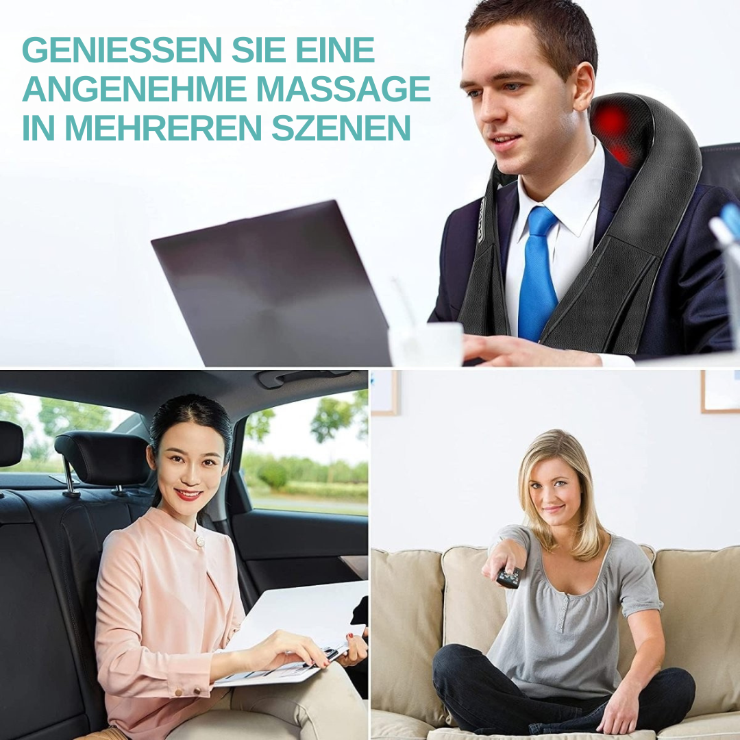 Shiatsu Massagekussen met Infrarood - AuraComfort