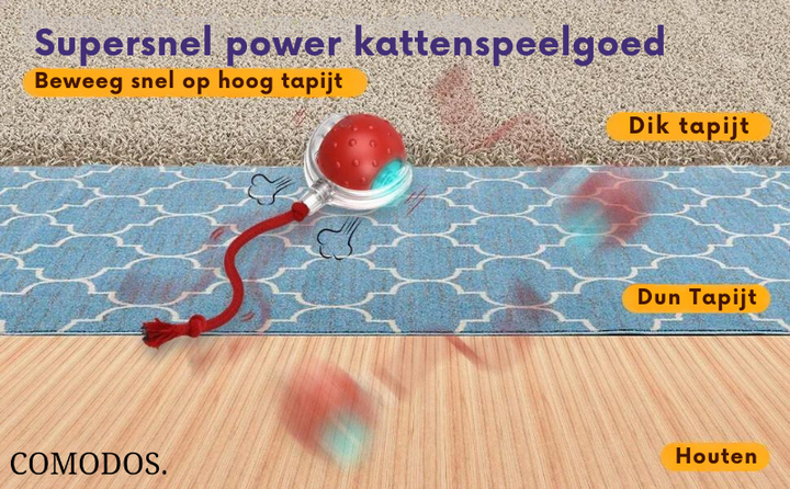 PouncePal™ Interactief Kattenspeelgoed | Houd Uw Kat Actief en Gelukkig