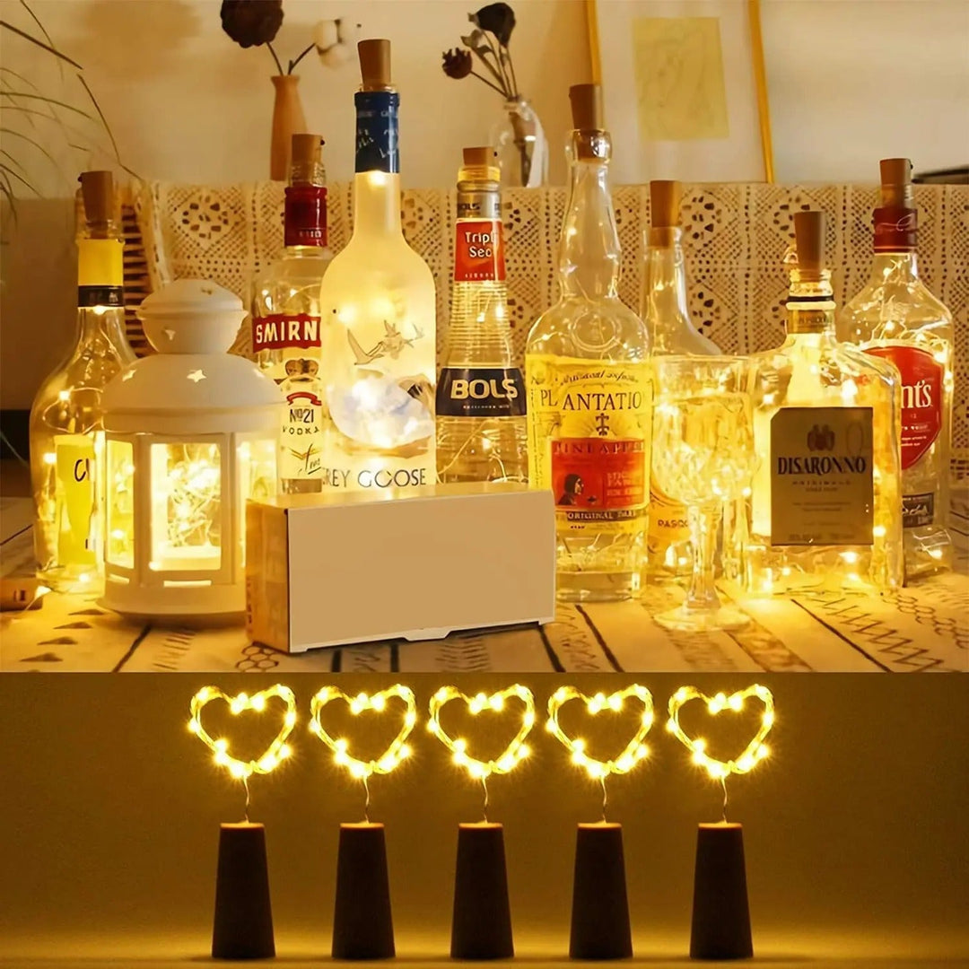 MagicLights - LED Fles Kurk Sfeerlampjes Voor Warme Sfeerdecoratie