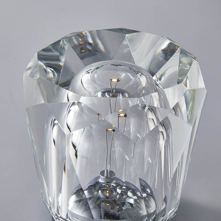 LuminousGlow - Moderne Kristal LED Tafellamp Voor Elegante Verlichting