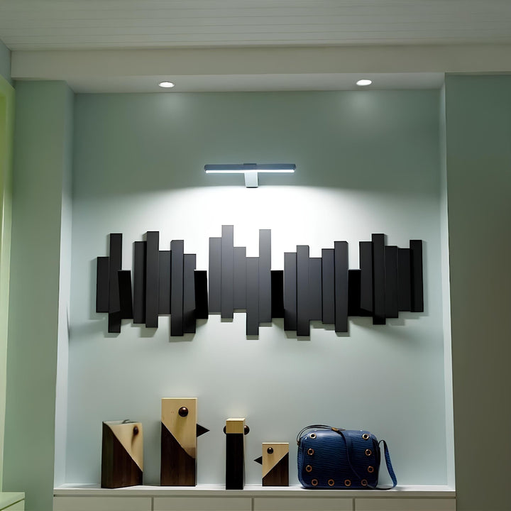 Wandlamp in galeriestijl