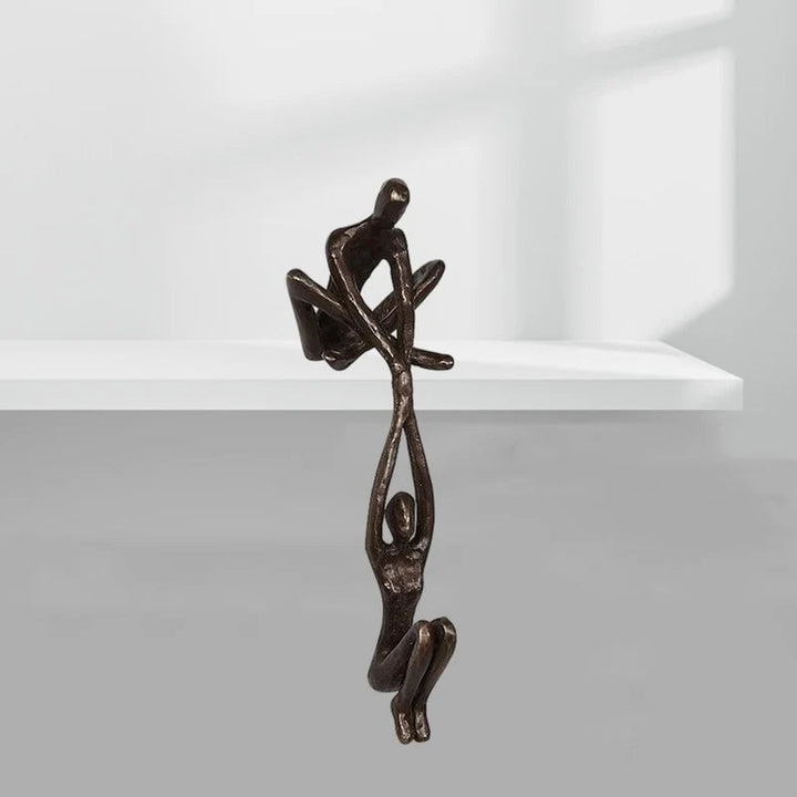 HarmonyHomes - Liefdesbeeldje voor Decoratie | Uniek Sculptuur Voeg Balans en Stijl Toe