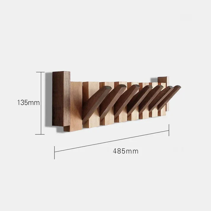 HarmonyHook - Houten Kapstok Met Stijlvol Piano Design