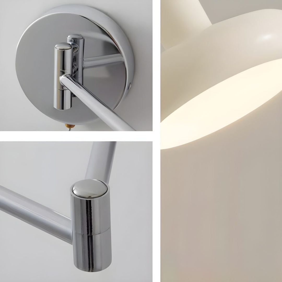 GlowLite - Wandlamp Met Verstelbare Swingarm Voor Een Stijlvolle Sfeer