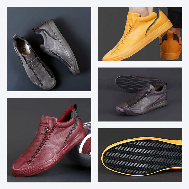 Herensneakers met rits en comfort – Noah