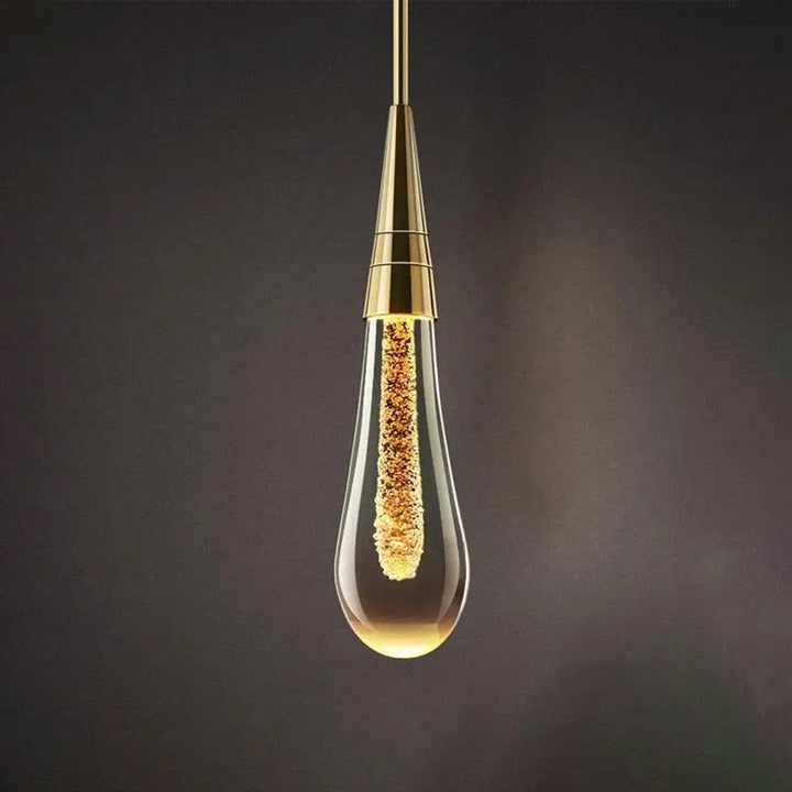 Druppelvormige wandlamp met warme glans - Solena