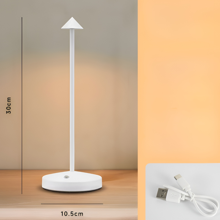 Moderne slanke draadloze LED tafellamp