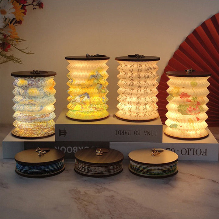 GlowLights - Klassieke Lantaarn Tafellamp met LED Verlichting