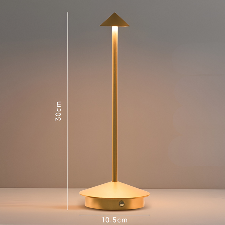 Moderne slanke draadloze LED tafellamp