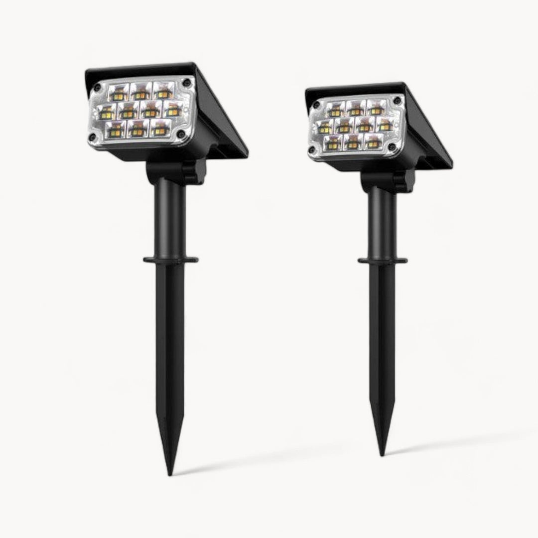 SolarGlow - Draadloze LED Buitenlamp op Zonne-energie voor Sfeervolle Tuinverlichting