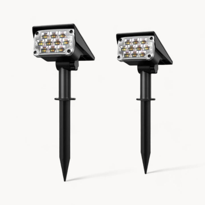 SolarGlow - Draadloze LED Buitenlamp op Zonne-energie voor Sfeervolle Tuinverlichting