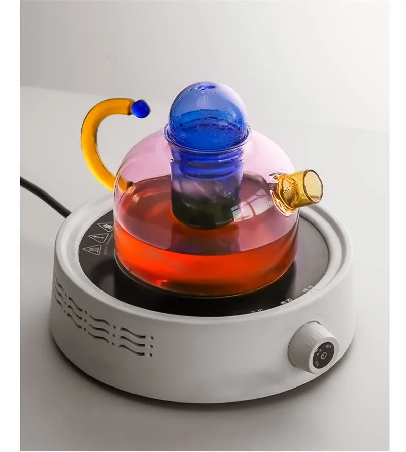 Theezetset met theepot en mok in urban stijl