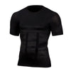 Compressie-fitness-T-shirt voor heren – ademende, elastische, figuurmodellerende sporttop