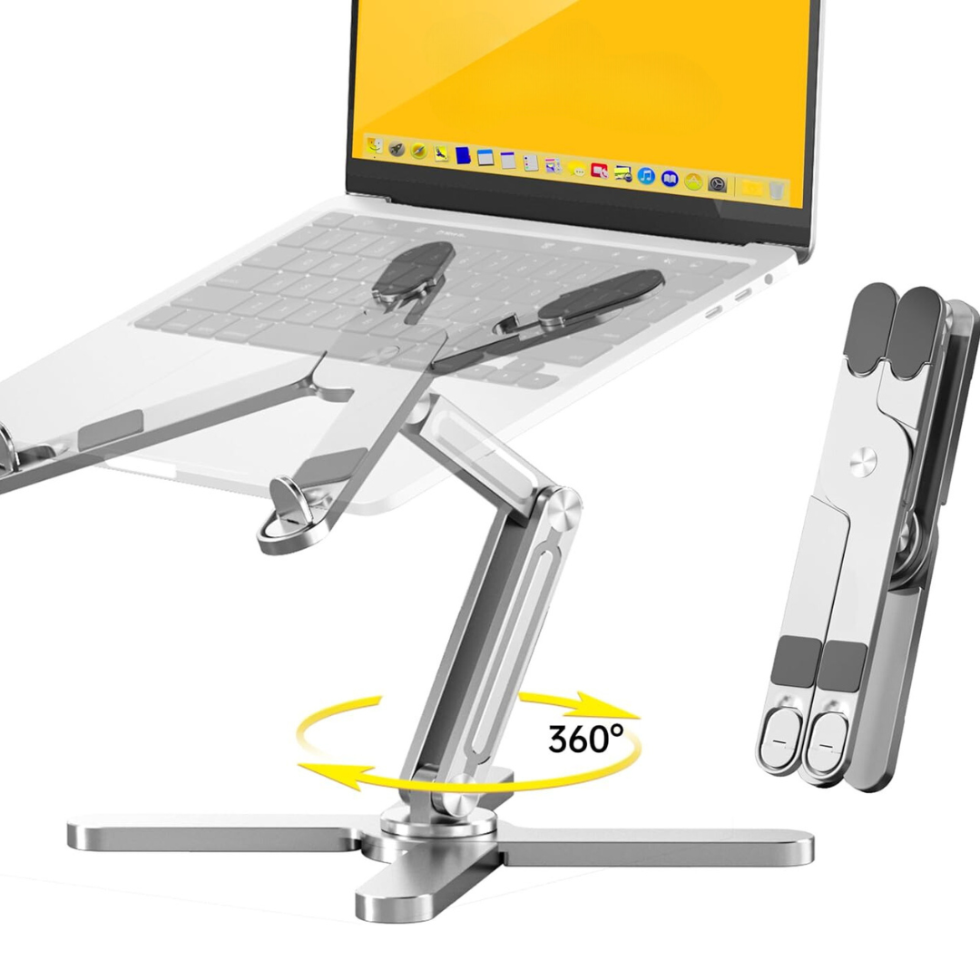 ElevatePro - Ergonomische Laptopstandaard van Aluminium voor MacBook, Tablet & iPad