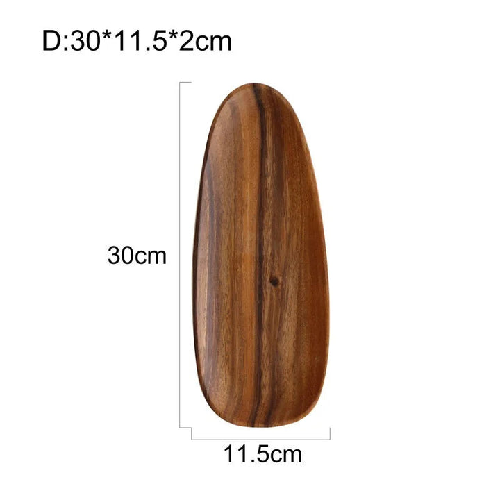 WoodElegance - Houten Borden Set | Handgemaakt, Duurzaam & Perfect voor Serveren