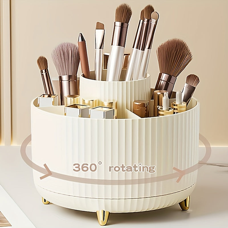 Cosmetica-organizer, 360° draaibare make-upstandaard met 5 vakken