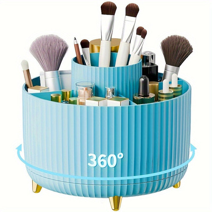 Cosmetica-organizer, 360° draaibare make-upstandaard met 5 vakken