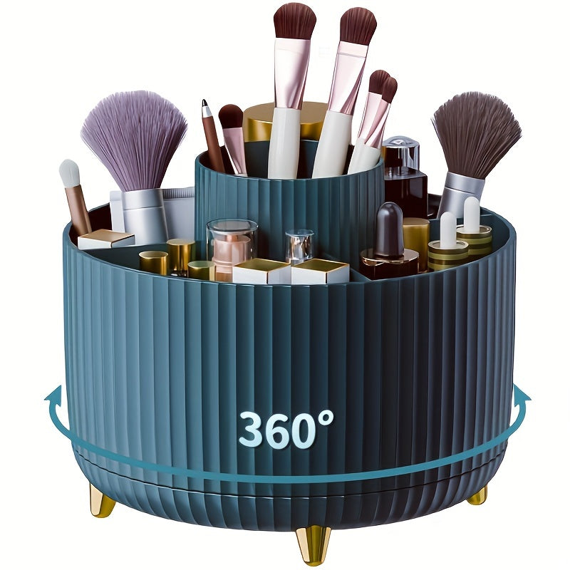 Cosmetica-organizer, 360° draaibare make-upstandaard met 5 vakken