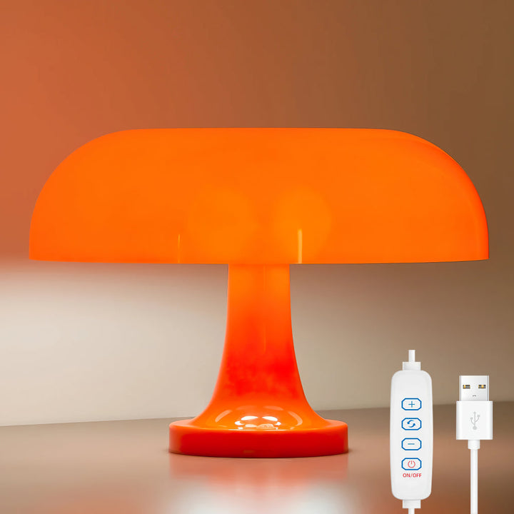 BrightGlow - Dimbare Tafellamp in Bauhaus Stijl Met USB-Aansluiting