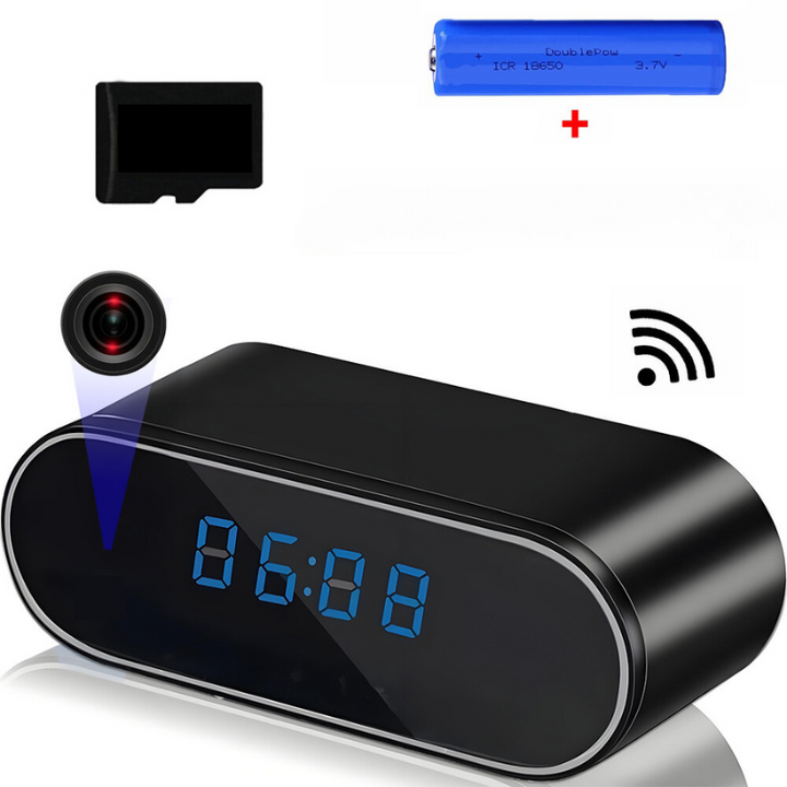 StealthGuard - Mini Camera Met Horloge, Full HD & Bewegingsdetectie