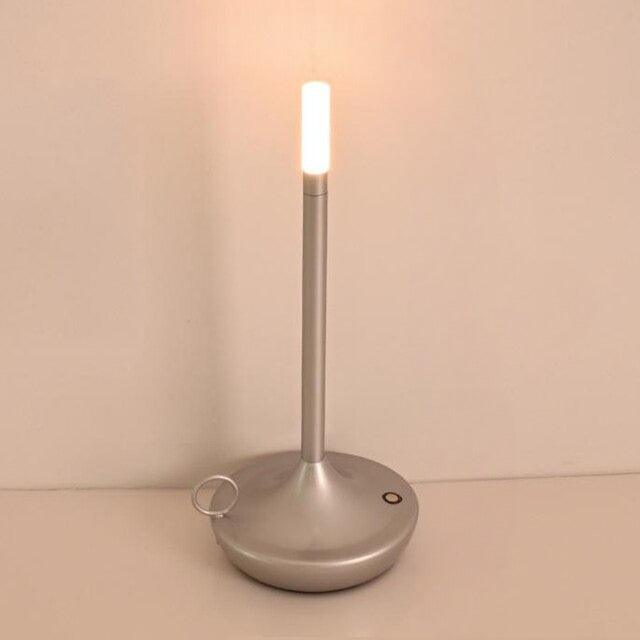 GlowLux - Draadloze Oplaadbare LED Tafellamp Met Smart Touch Bedieningen
