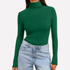 Vrouwen Turtleneck Lange Mouwen Top