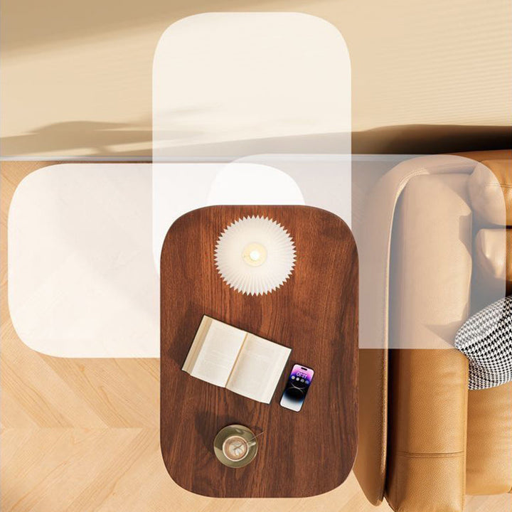 In hoogte verstelbare rolbare laptoptafel met 360° draaibaar tafelblad, 45–80 cm, draagvermogen 30 kg