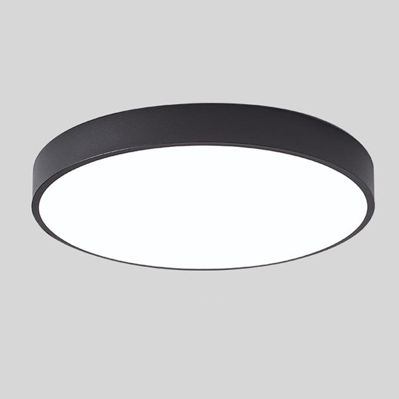 Dunne ronde plafondlamp, modern minimalistisch licht voor je huis