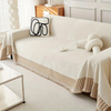 Serene Oasis bankbeschermer, rustieke bankhoes met kwastjes