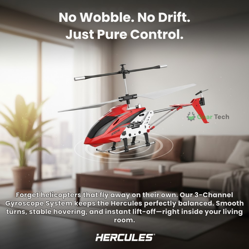 Duurzame bestuurbare helikopter met ledverlichting & schokbestendig