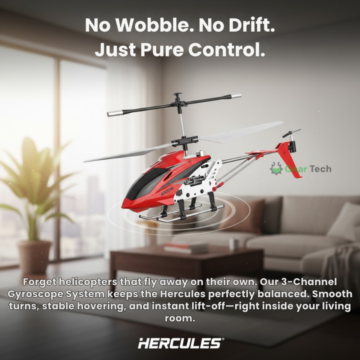 Duurzame bestuurbare helikopter met ledverlichting & schokbestendig