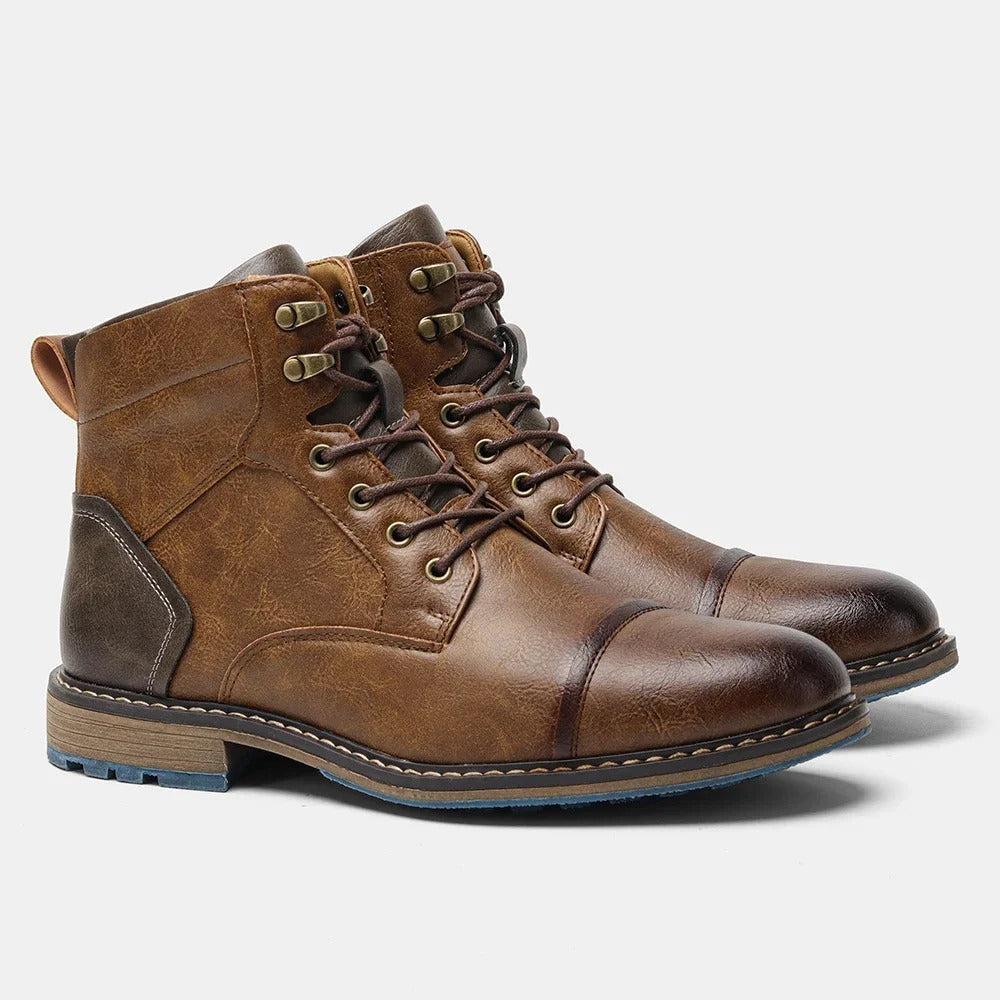 Vintage leren herenboots - Orion