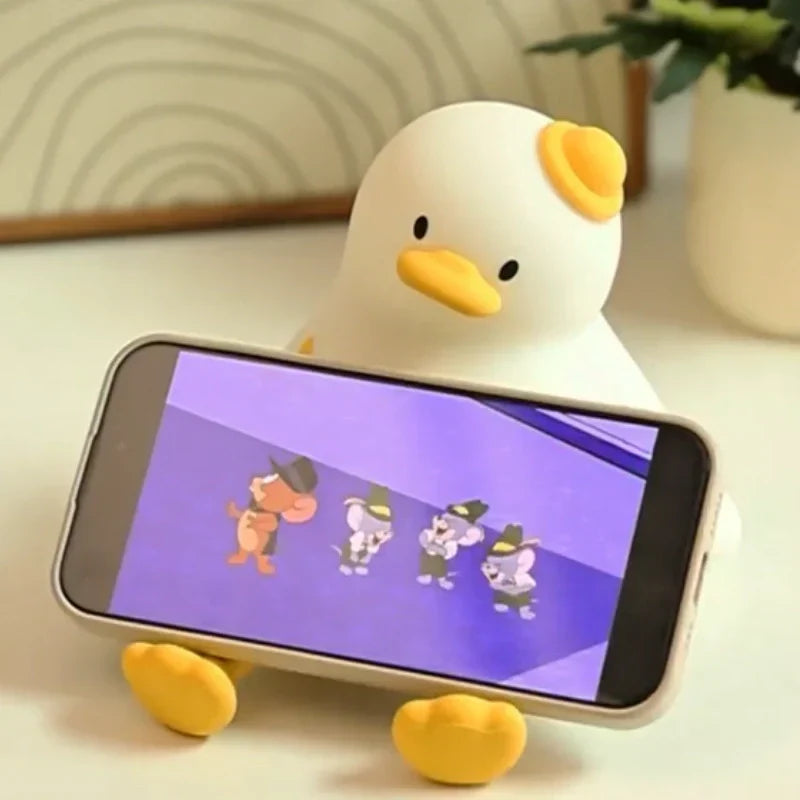 Schattig nachtlampje met figuurtje voor naast je bed, touchbediening, oplaadbare lamp