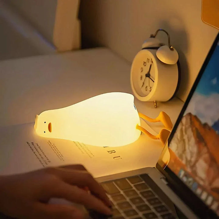 Schattige LED-nachtlamp, instelbare helderheid met slaaptimer
