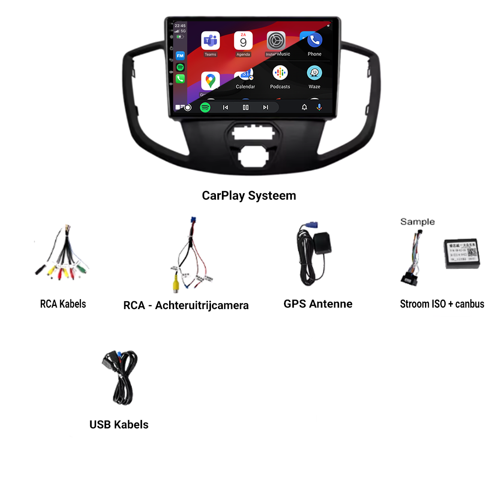 Ford Transit & | CarPlay & Android auto | 2015-2020|32GB