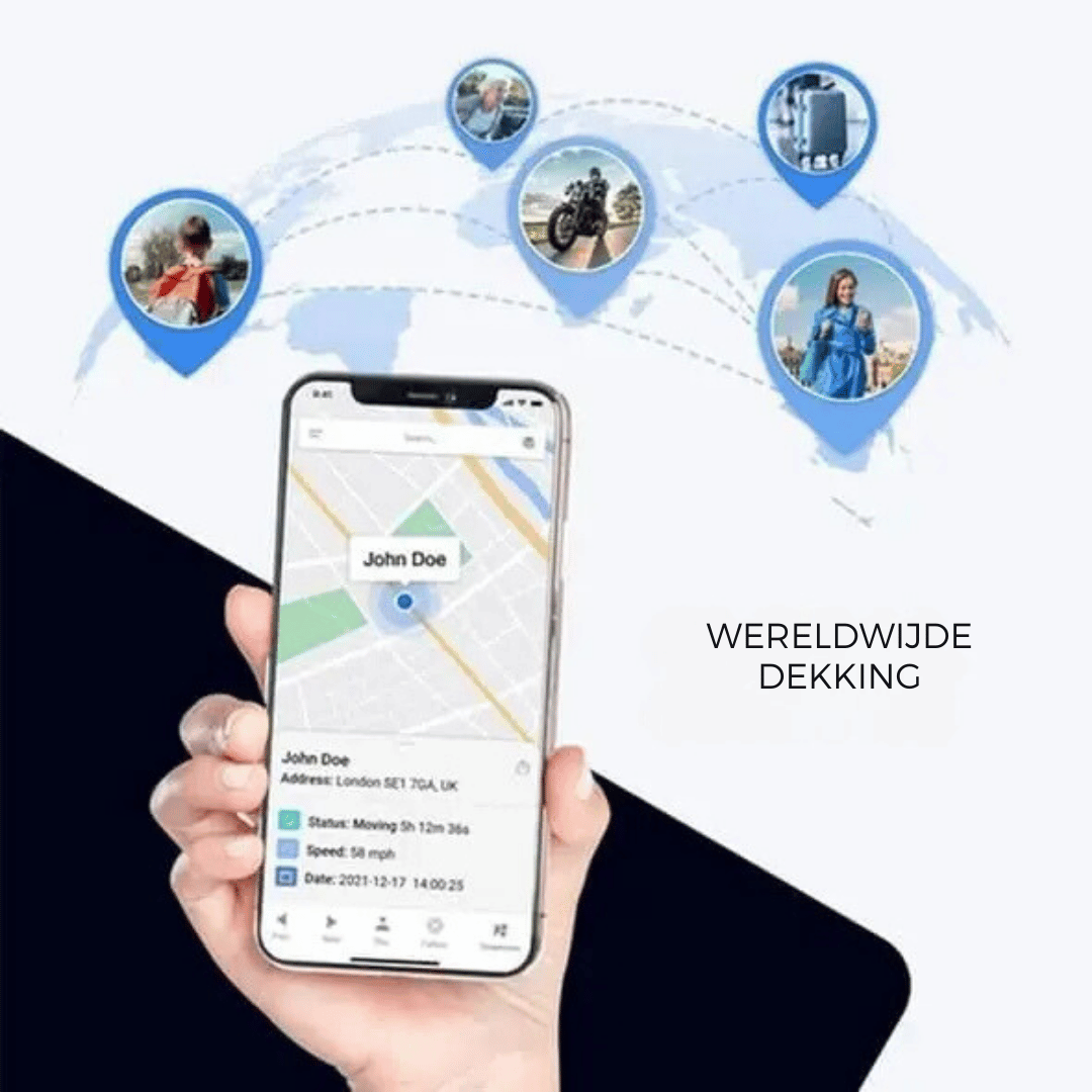 3x Mini GPS Tracker - Locator voor Auto en Sleutels