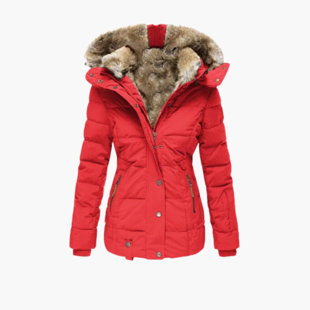 Damesjack met Geëmbossede Oppervlakte en Sluitingen