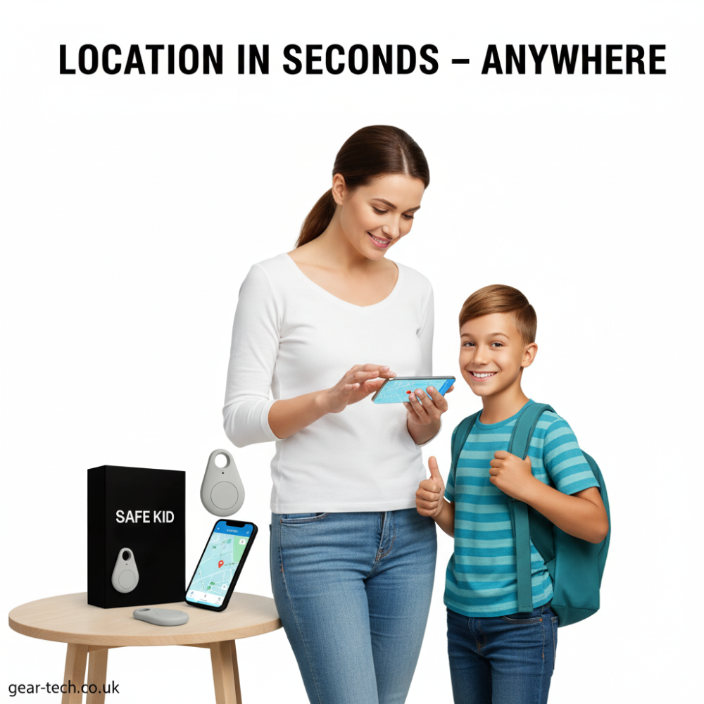 Locatietracker voor kinderen, realtime GPS & waterdicht ontwerp