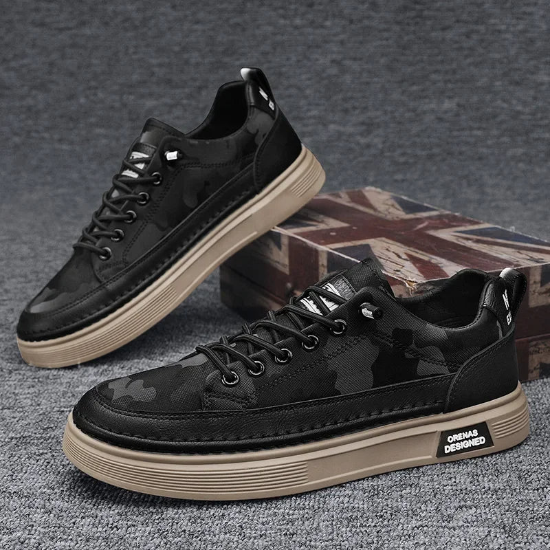 Waterdichte Heren Sneakers met Verhoogd Comfort