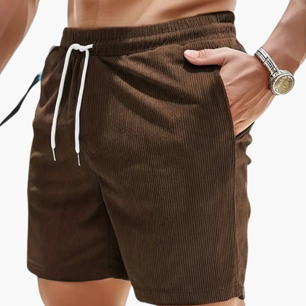 Corduroy shorts voor heren – casual zomerstijl