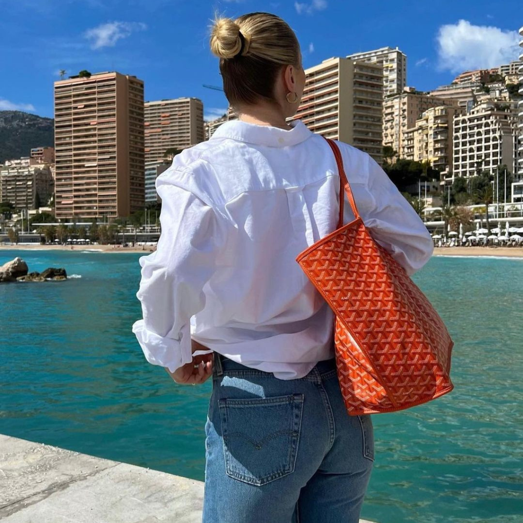 Chique monogram-tas voor dames