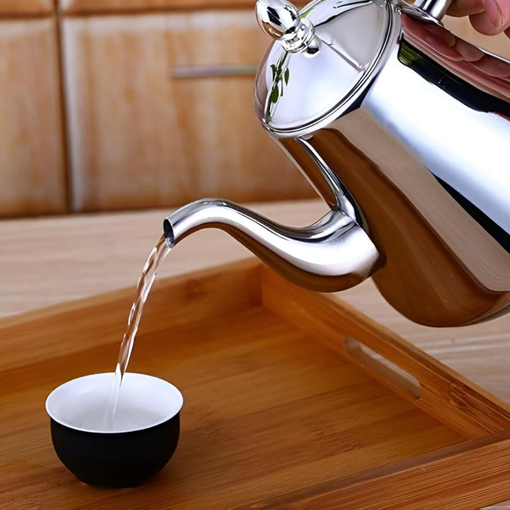 RVS Waterkoker met Ingebouwd Filter en Ergonomisch Ontwerp