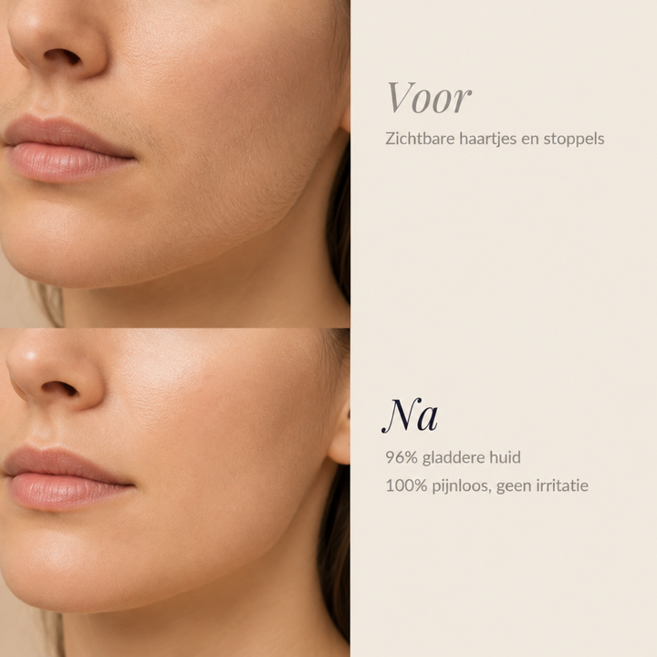 Sonische gezichtsontharer voor vrouwen – gladde huid in 5 minuten