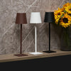 Hoge dimbare tafellamp, oplaadbare LED-lamp met aanraakbediening