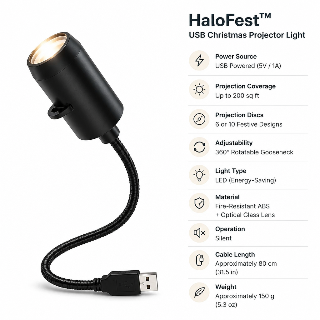 Feestdagen-lichtprojector – direct feestelijke taferelen in elke ruimte