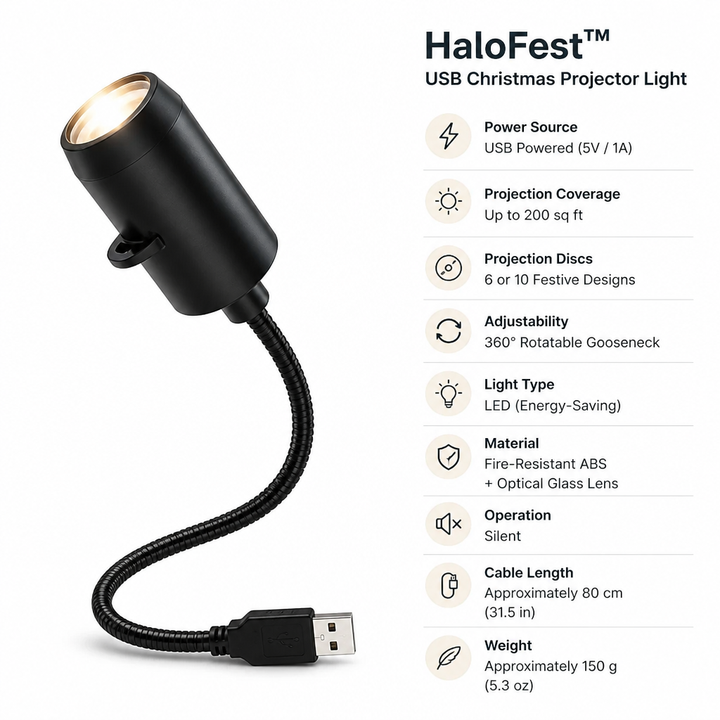 Feestdagen-lichtprojector – direct feestelijke taferelen in elke ruimte